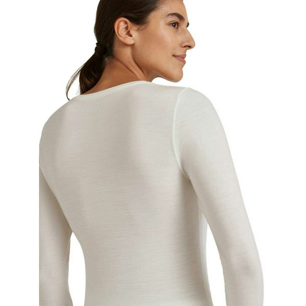 Falke Daily ClimaWool Long Sleeve T-Shirt - Off-White - Image 5