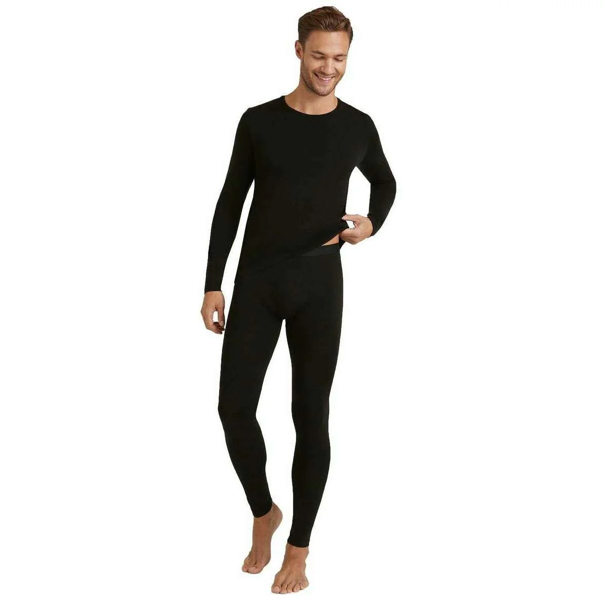 Falke Daily ClimaWool Long Tights - Black - Image 6
