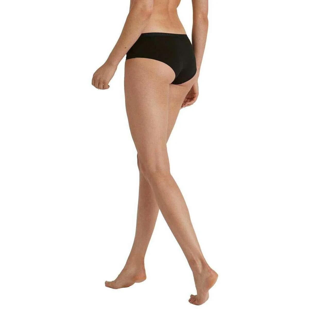Falke Daily Climawool Panty Brief - Black - Image 3