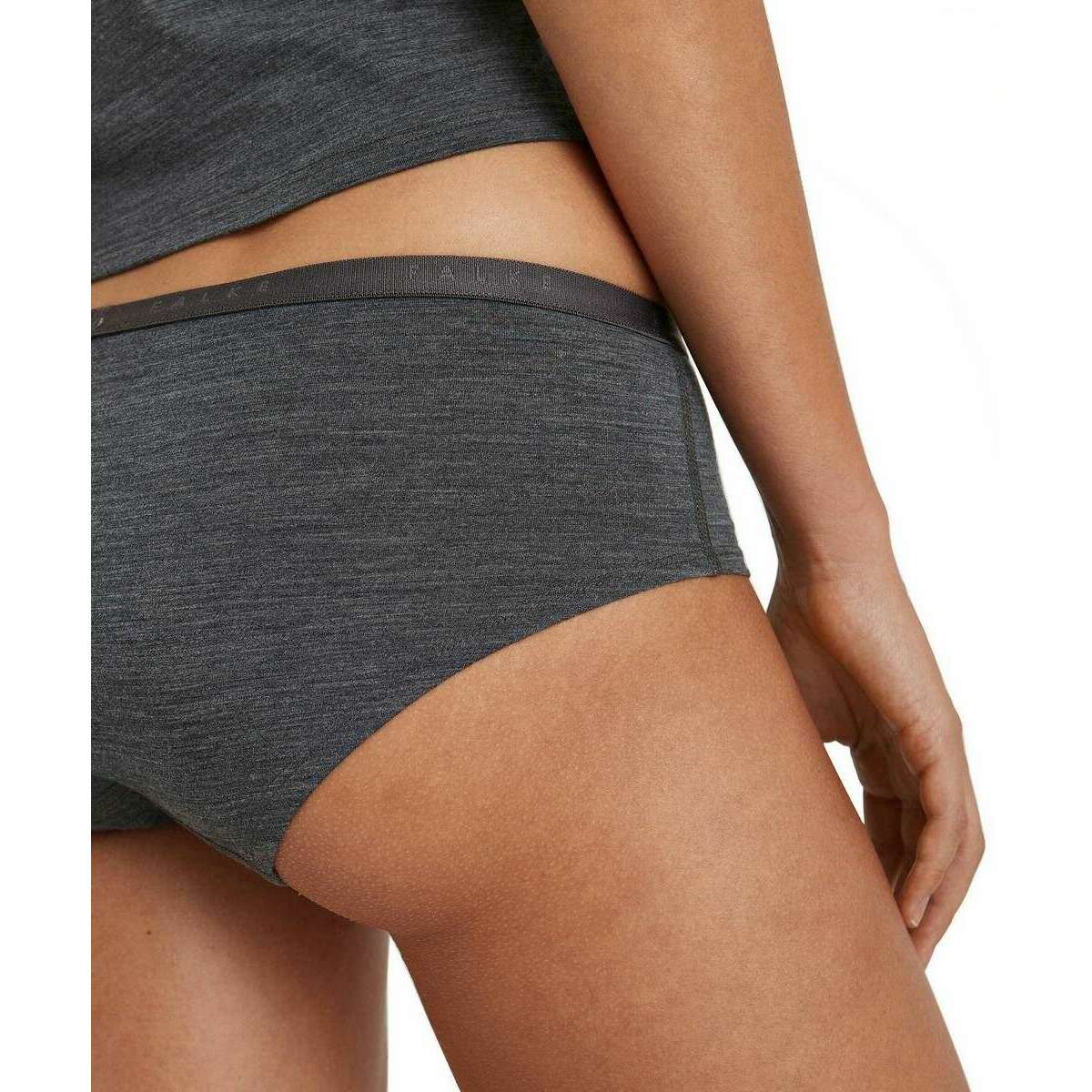 Falke Daily Climawool Panty Brief - Dark Grey Heather - Image 3