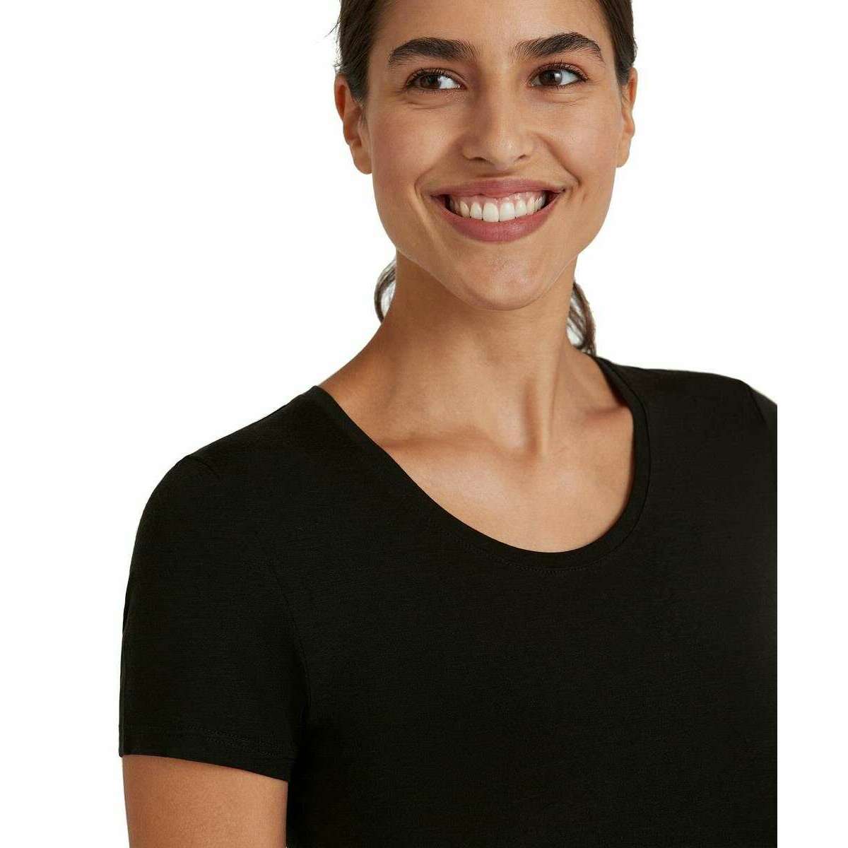Falke Daily ClimaWool T-Shirt - Black - Image 4