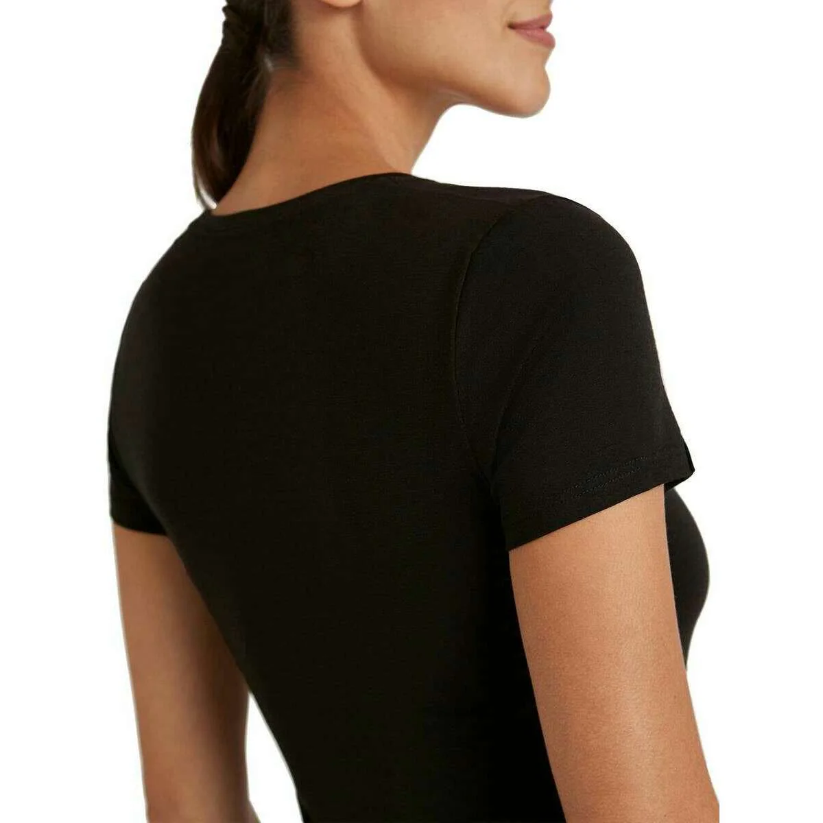 Falke Daily ClimaWool T-Shirt - Black - Image 5