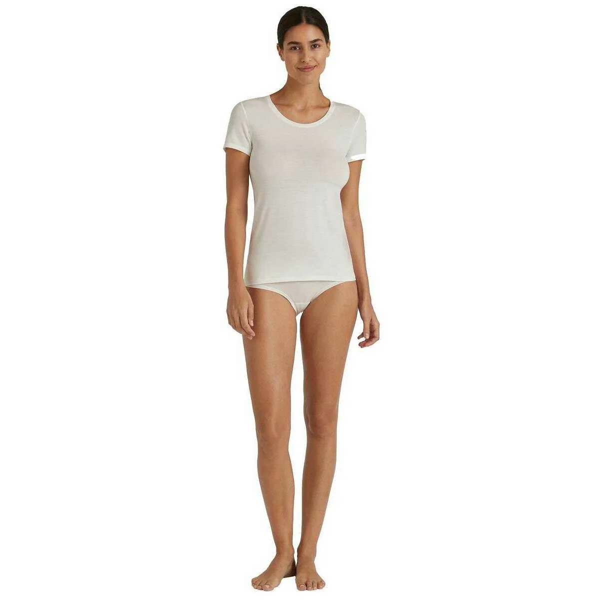 Falke Daily ClimaWool T-Shirt - Off-White - Image 5