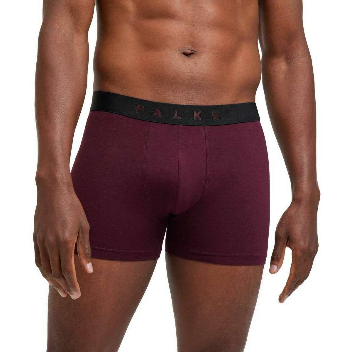 Falke Daily Comfort 2 Pack Boxer Brief - Black/Burgundy - Image 2