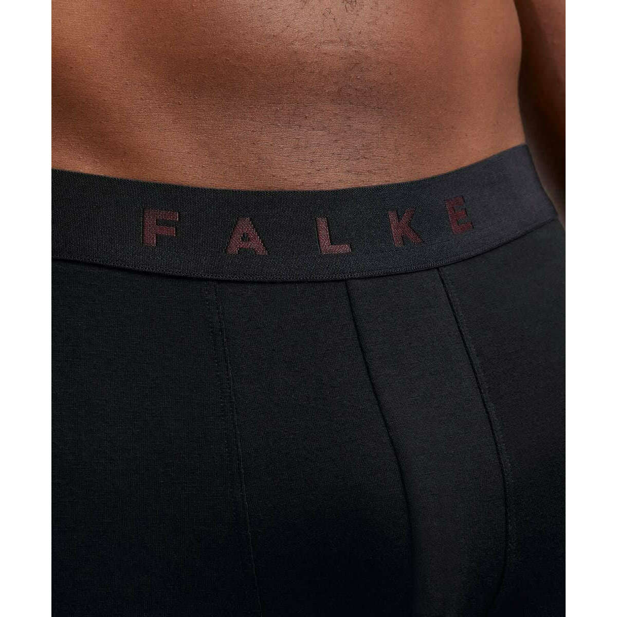 Falke Daily Comfort 2 Pack Boxer Brief - Black/Burgundy - Image 6
