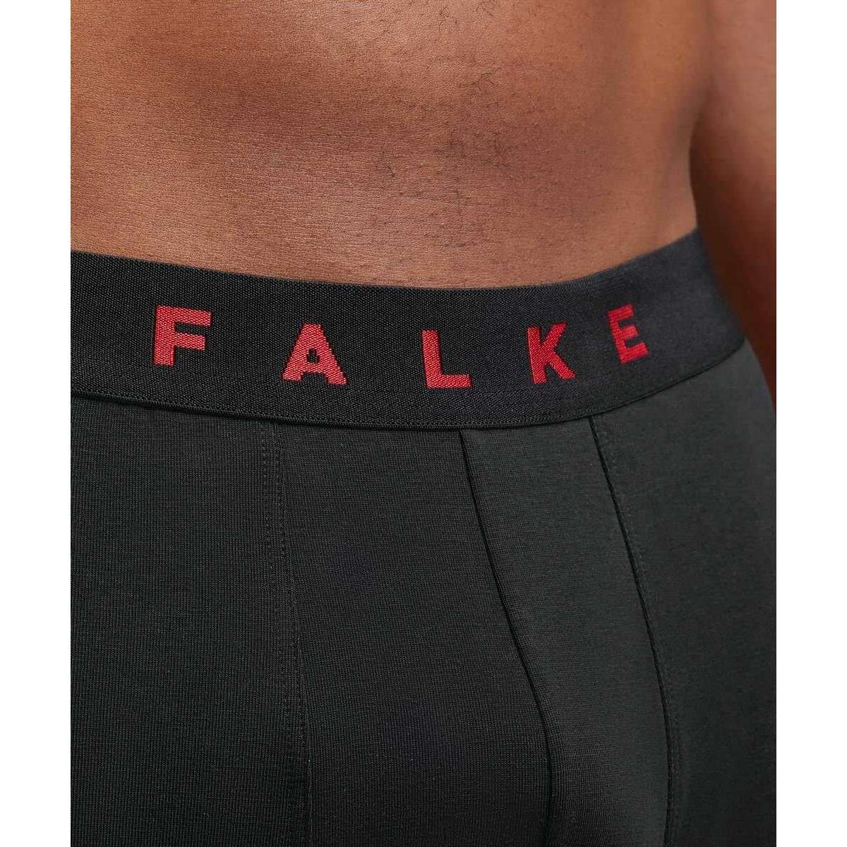 Falke Daily Comfort 2 Pack Boxer Brief - Black/Red - Image 5