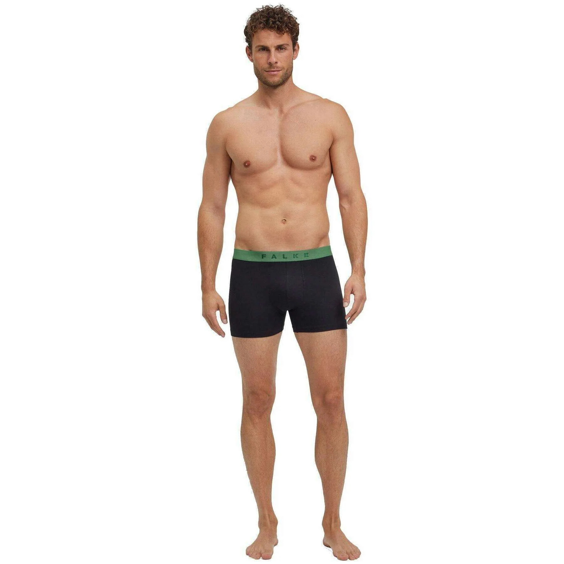 Falke Daily Comfort 2-Pack Boxer Brief - Green/Black - Image 7
