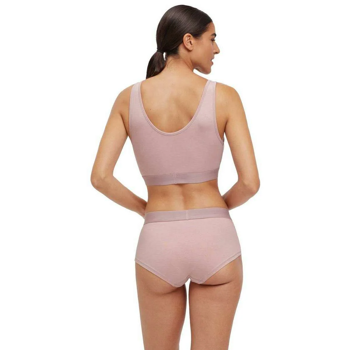 Falke Daily Comfort 2-Pack Bra - Black/Light Pink - Image 4