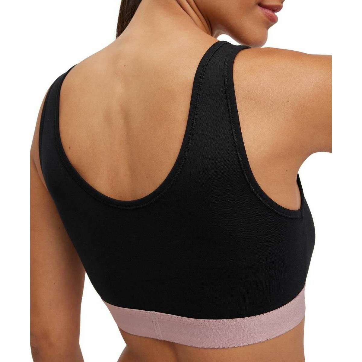 Falke Daily Comfort 2-Pack Bra - Black/Light Pink - Image 7