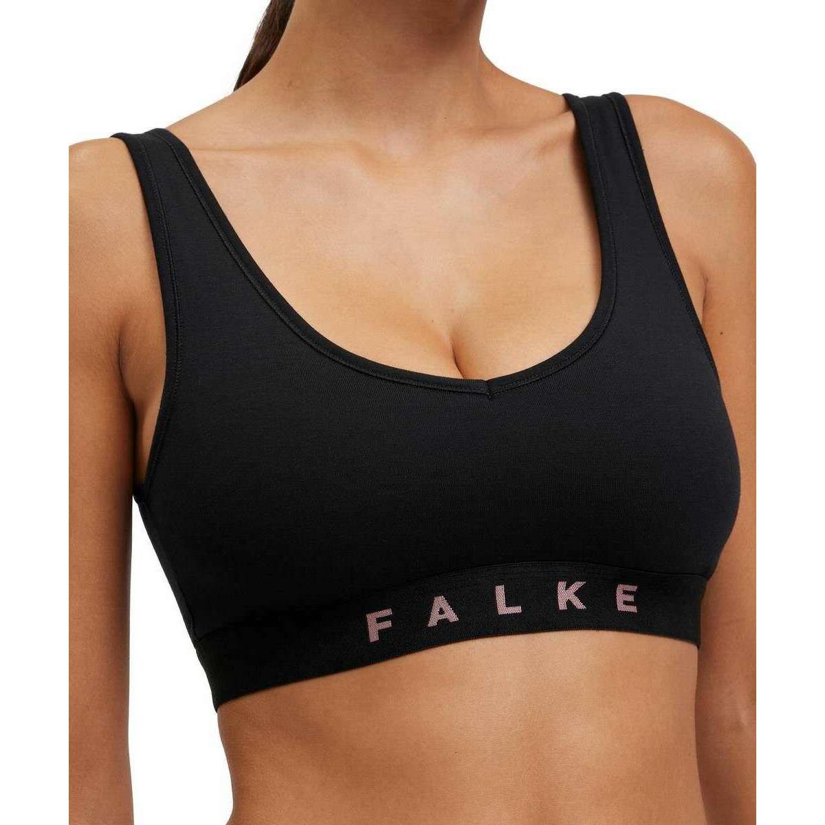 Falke Daily Comfort 2-Pack Bra - Black/Pink - Image 3