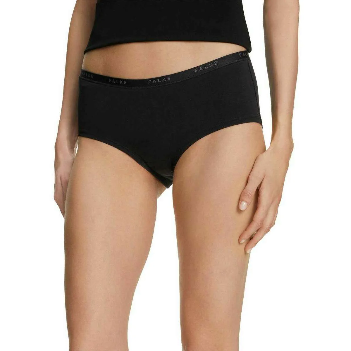 Falke Daily Comfort 2-Pack Hipster Brief - Black - Image 2
