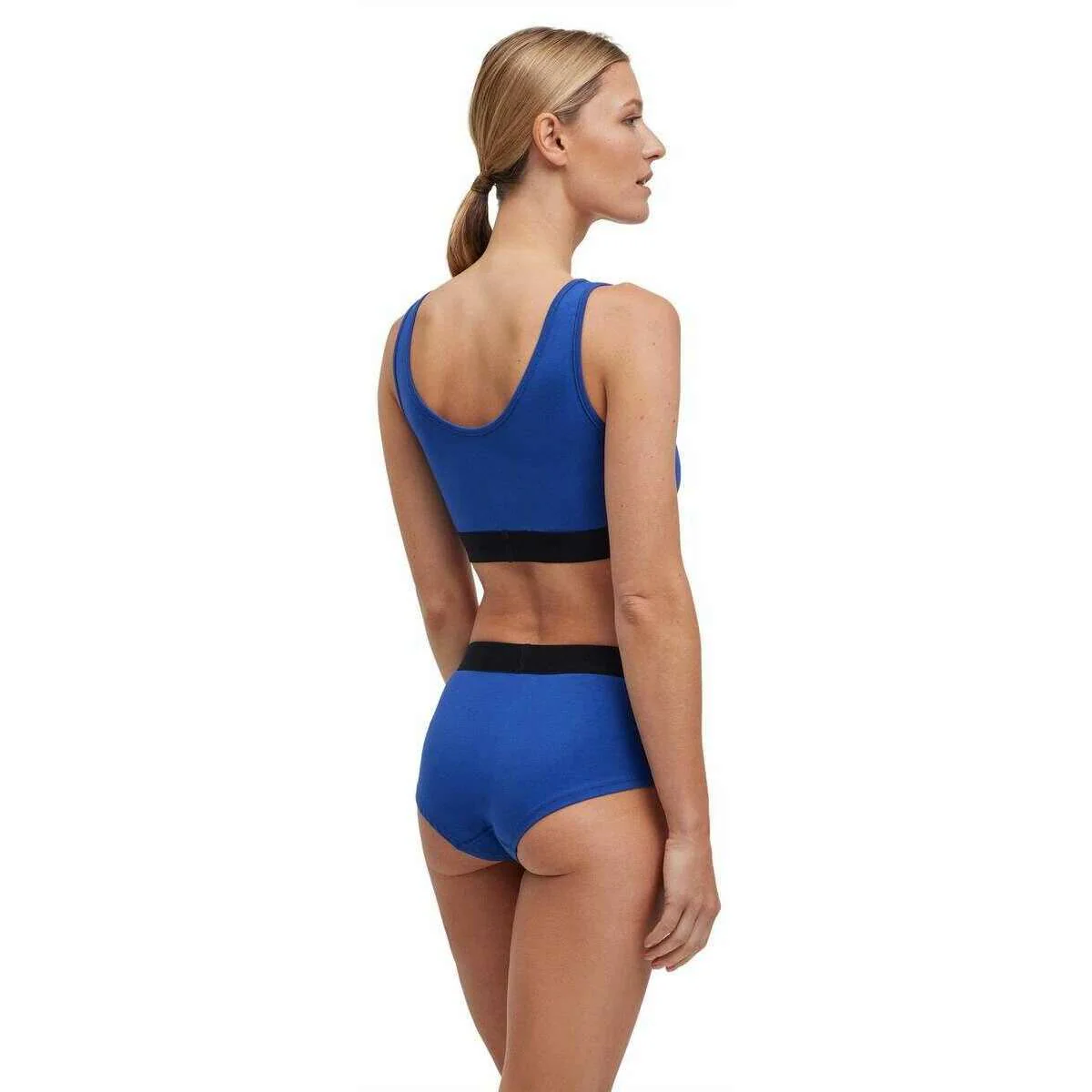 Falke Daily Comfort 2-Pack Hipster Brief - Black/Blue - Image 7