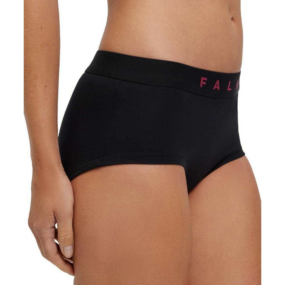 Falke Daily Comfort 2-Pack Hipster Brief - Black/Dark Pink - Image 3