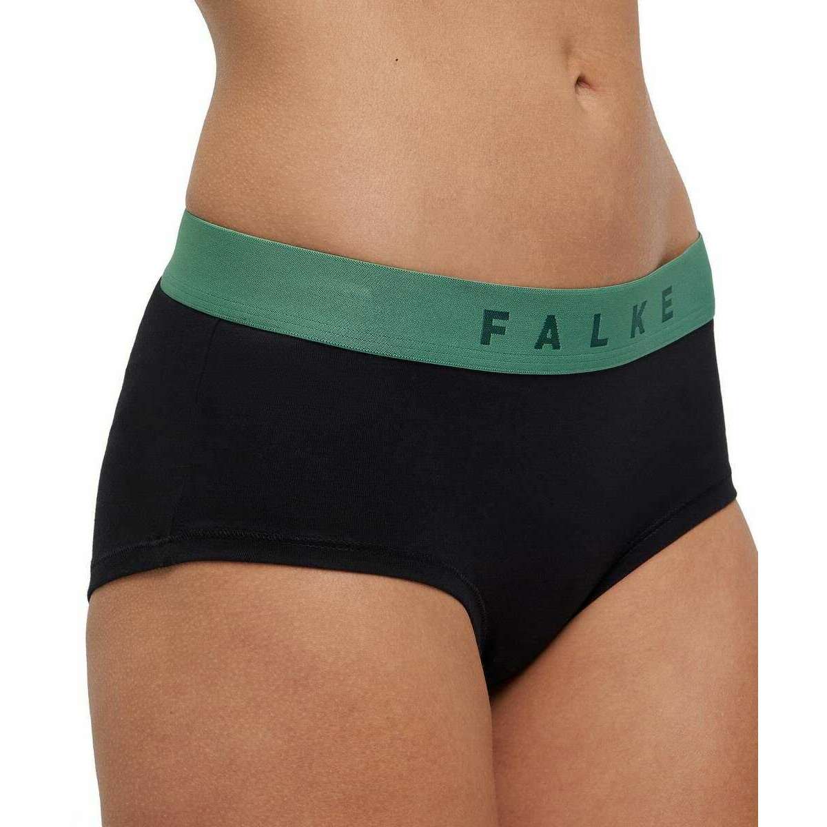Falke Daily Comfort 2-Pack Hipster Brief - Black/Green - Image 3