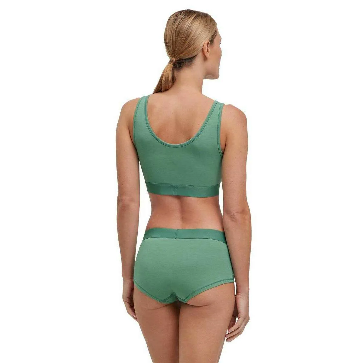 Falke Daily Comfort 2-Pack Hipster Brief - Black/Green - Image 6