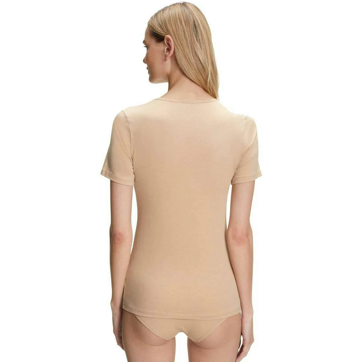 Falke Daily Comfort 2-Pack T-Shirt - Camel Beige - Image 3