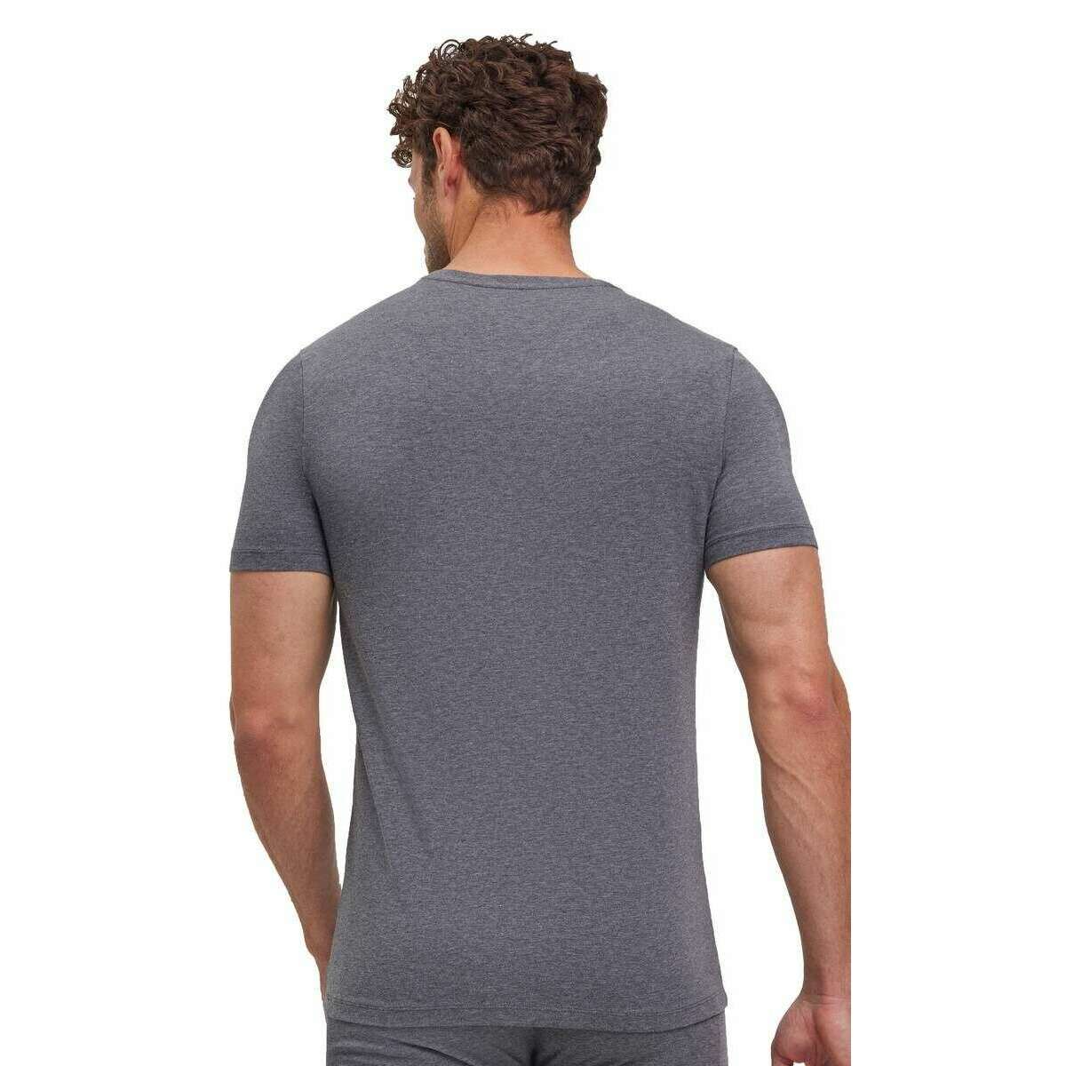 Falke Daily Comfort 2 Pack T-Shirt - Dark Grey Heather - Image 2