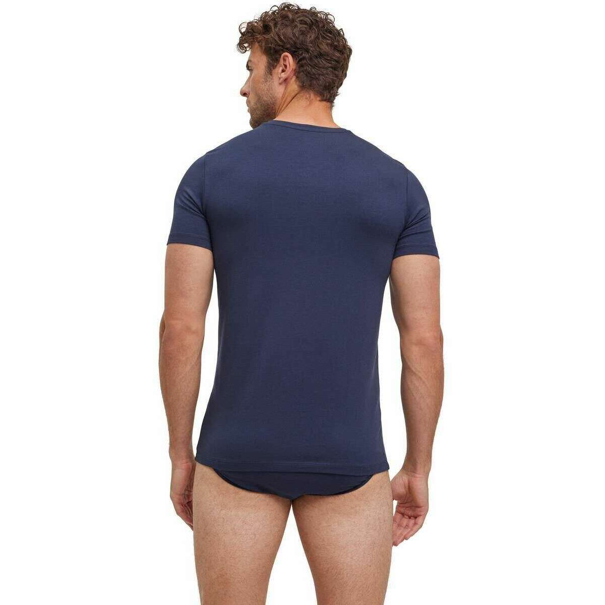 Falke Daily Comfort 2 Pack T-Shirt - Midnight Navy - Image 3