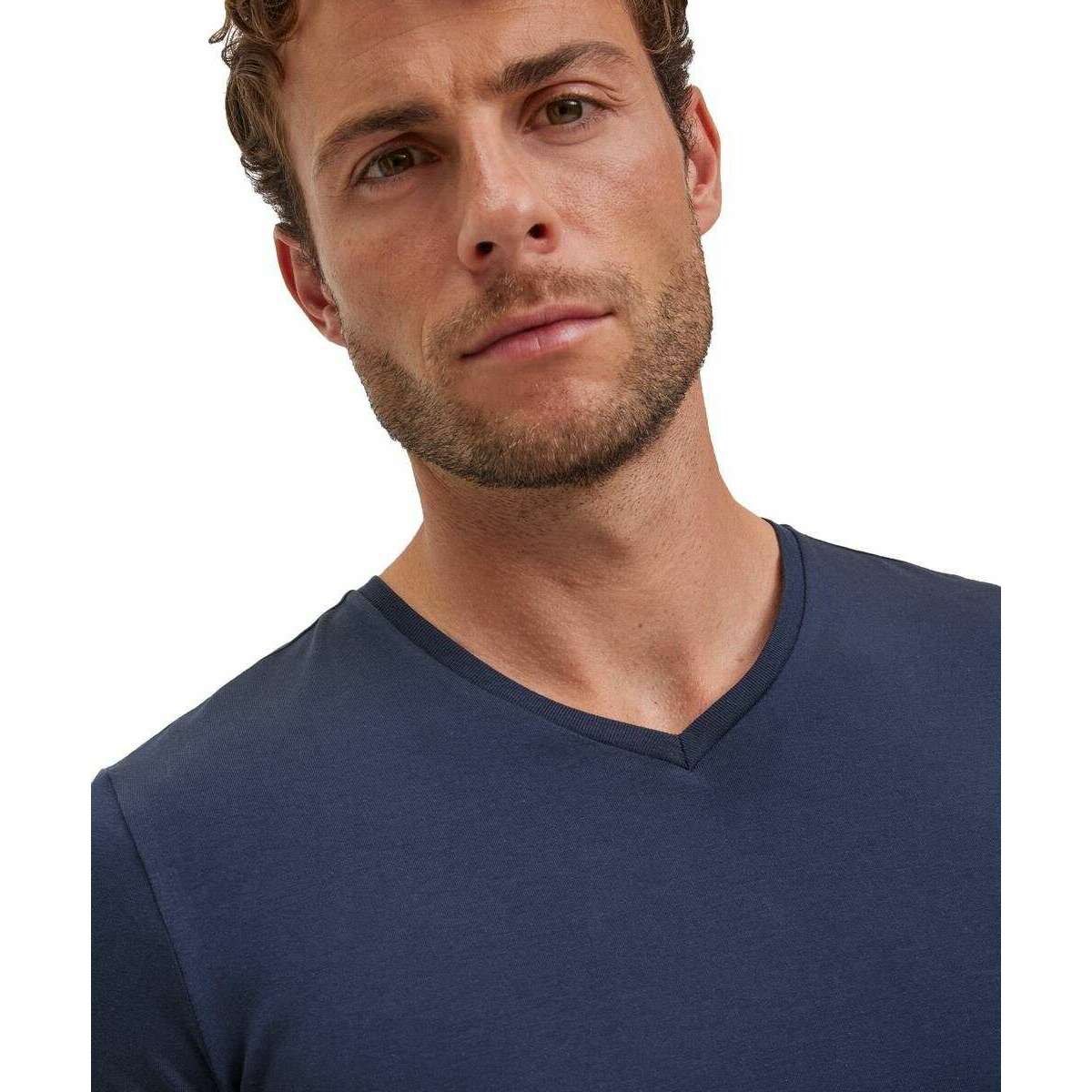 Falke Daily Comfort 2 Pack T-Shirt - Midnight Navy - Image 4