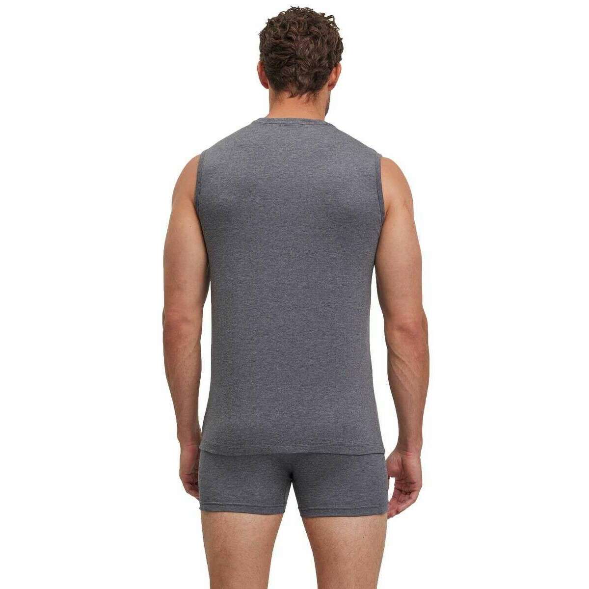 Falke Daily Comfort Muscle 2 Pack Shirt - Dark Grey Heather - Image 3