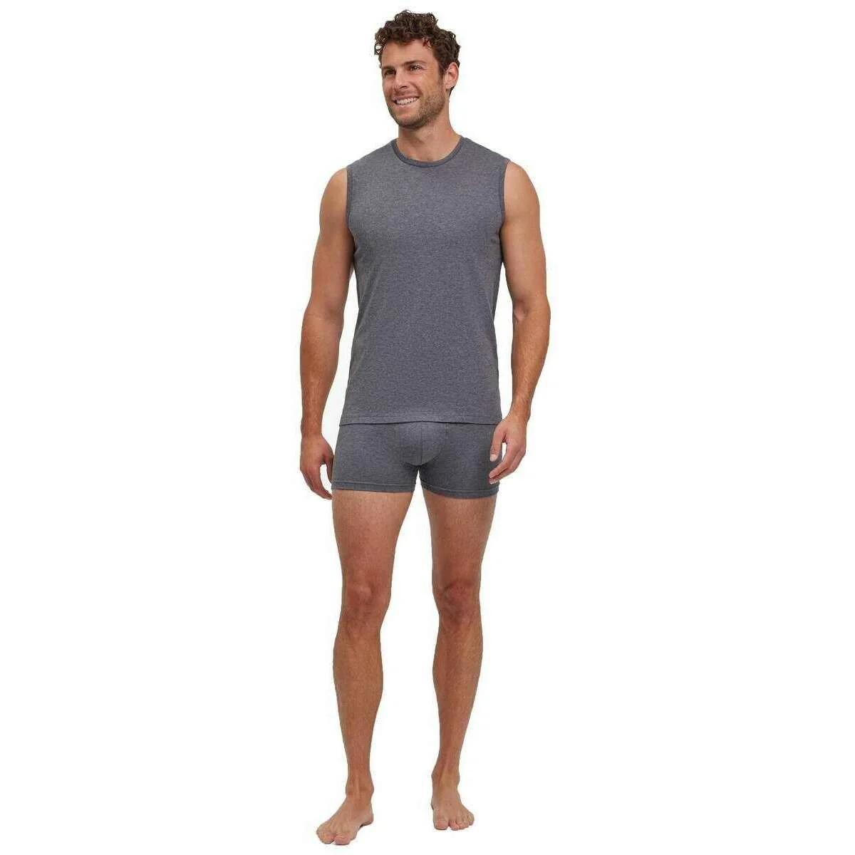 Falke Daily Comfort Muscle 2 Pack Shirt - Dark Grey Heather - Image 6