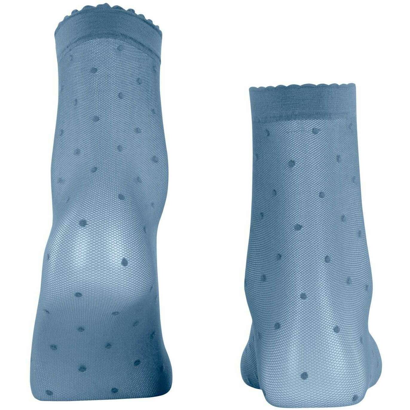 Falke Dot 15 Denier Socks - Sky Blue - Image 3