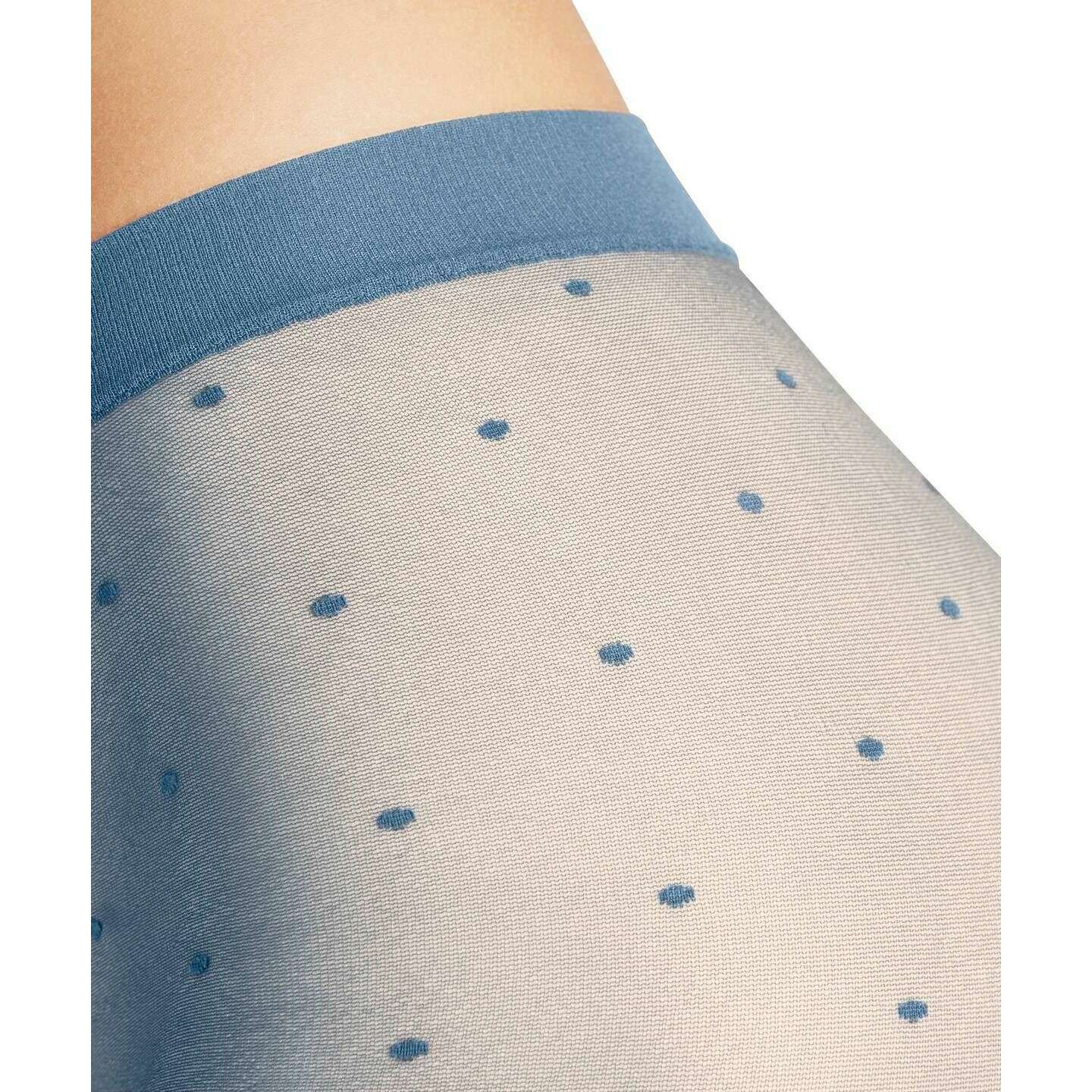 Falke Dot 15 Denier Tights - Sky Blue - Image 6