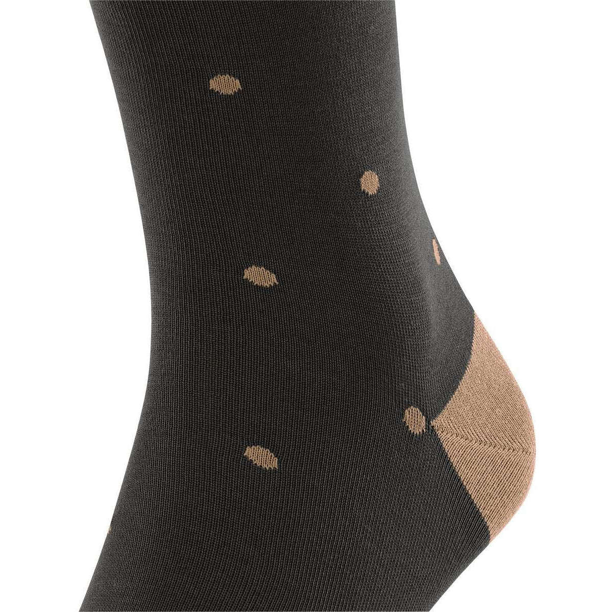 Falke Dot Knee High Socks - Brown - Image 4