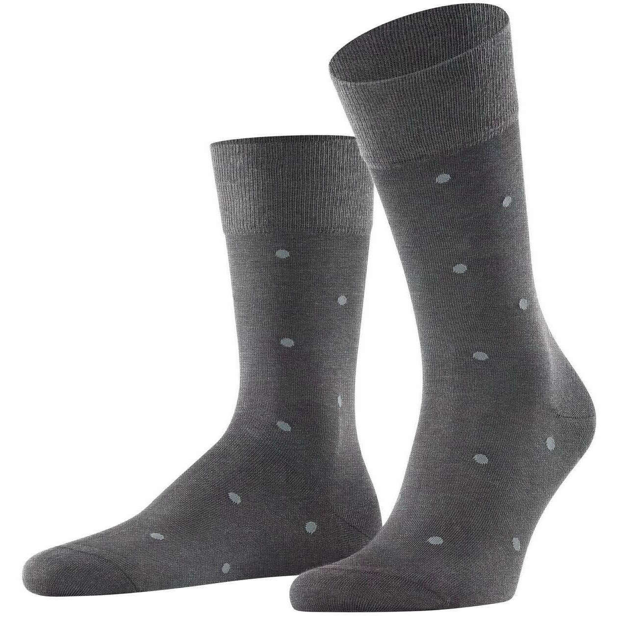 Falke Dot Socks - Steel Mel Grey