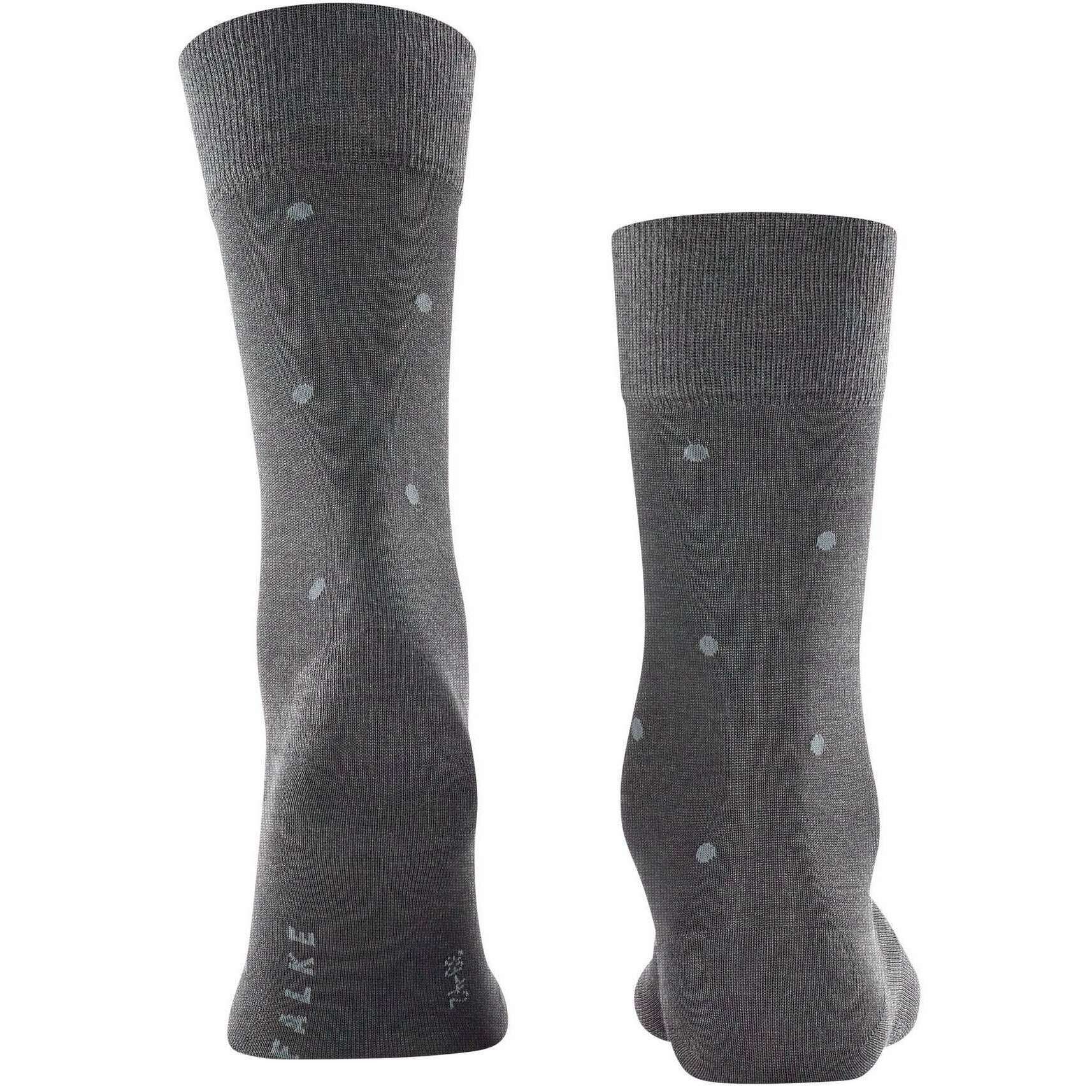 Falke Dot Socks - Steel Mel Grey - Image 3