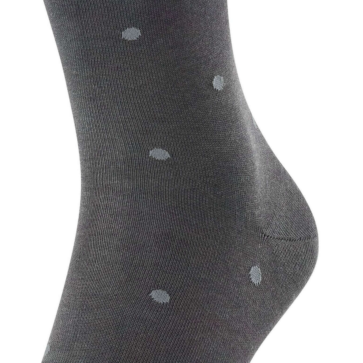 Falke Dot Socks - Steel Mel Grey - Image 4