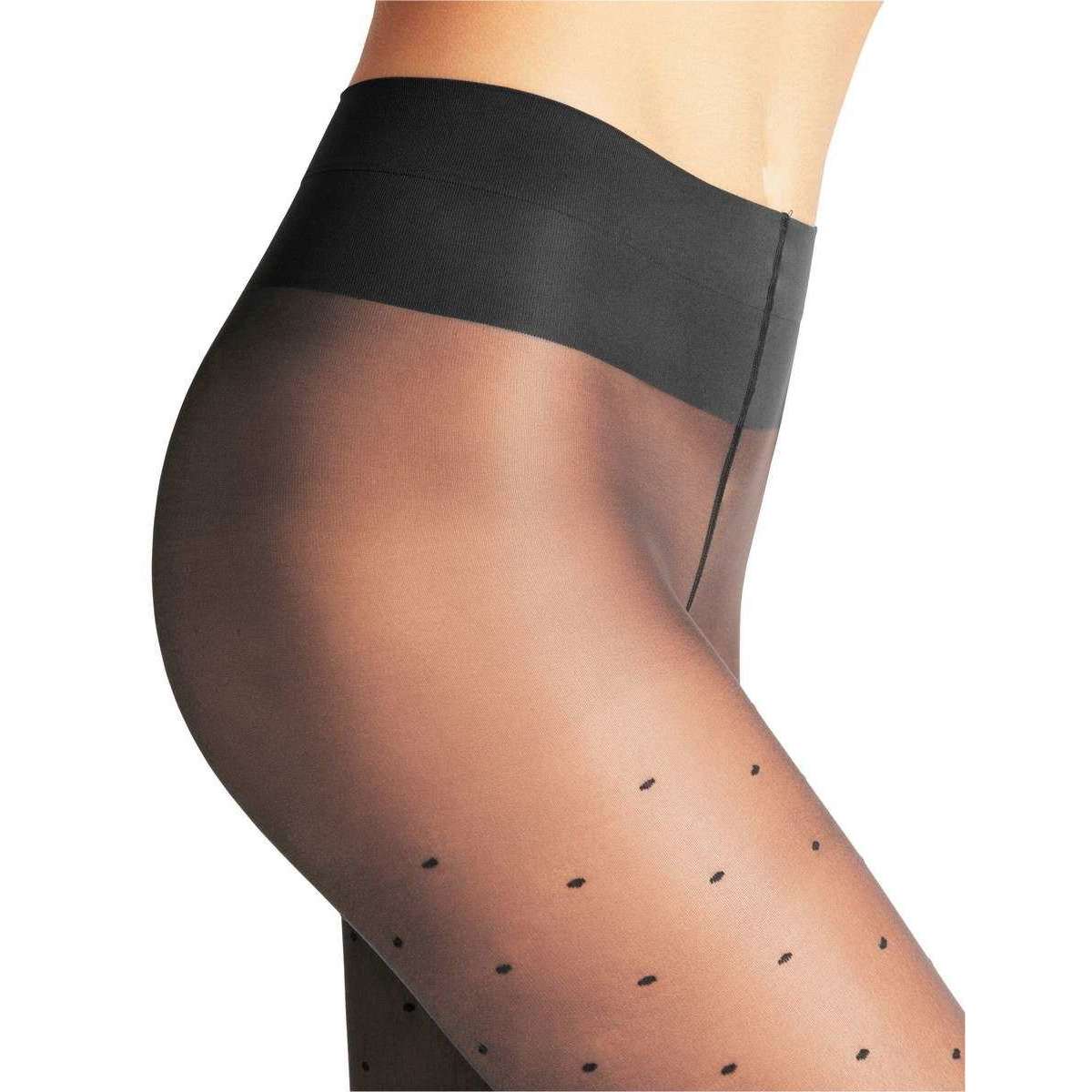 Falke Dot Vitalize 20 Denier Tights - Black - Image 4