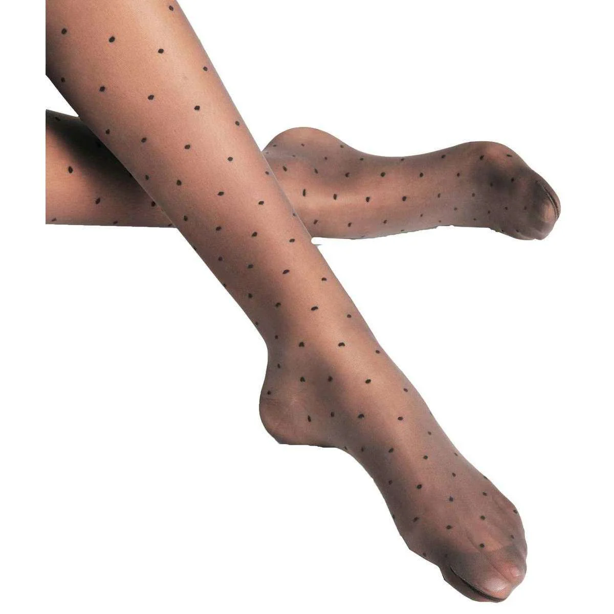 Falke Dot Vitalize 20 Denier Tights - Black - Image 6