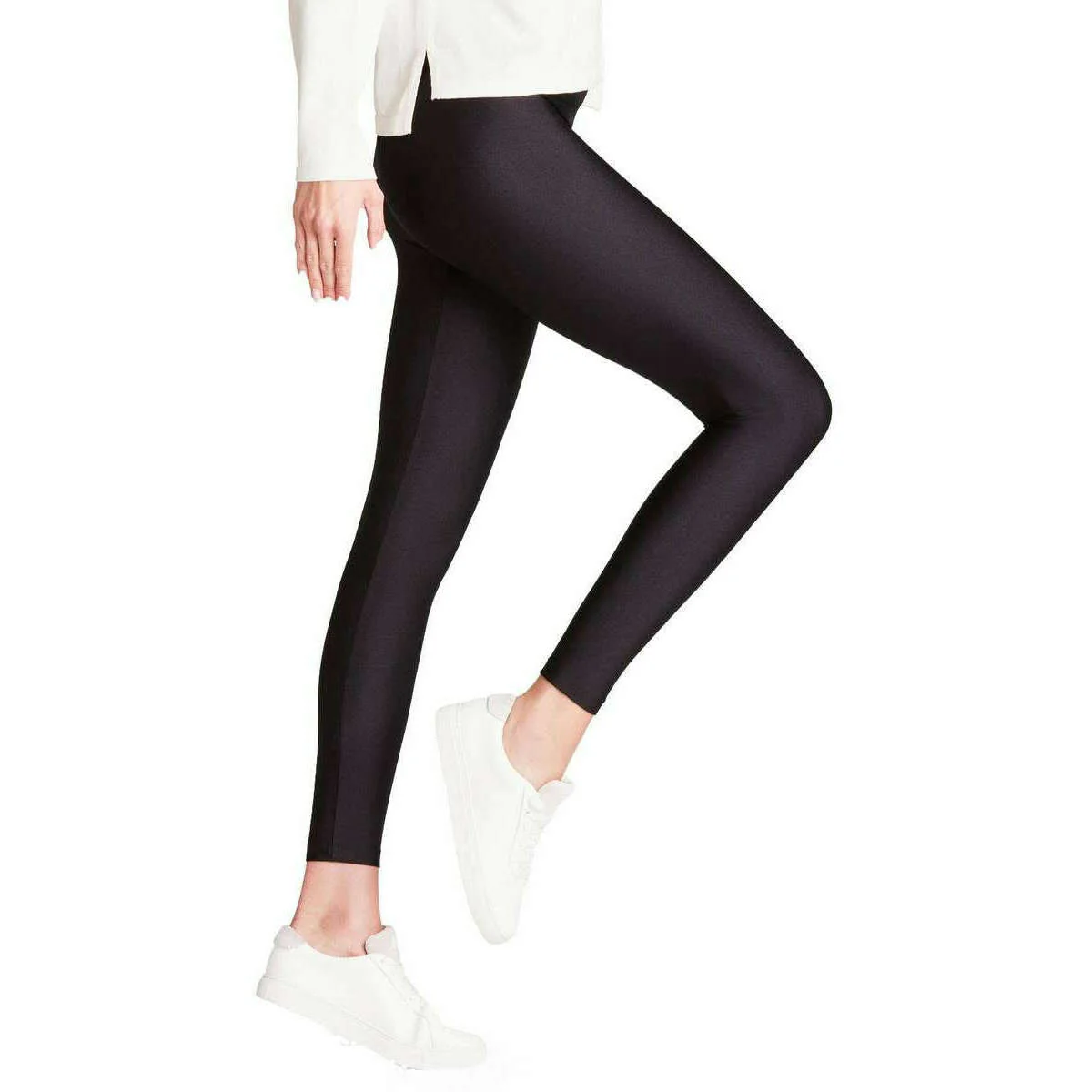Falke Elegant Shine Leggings - Black - Image 3