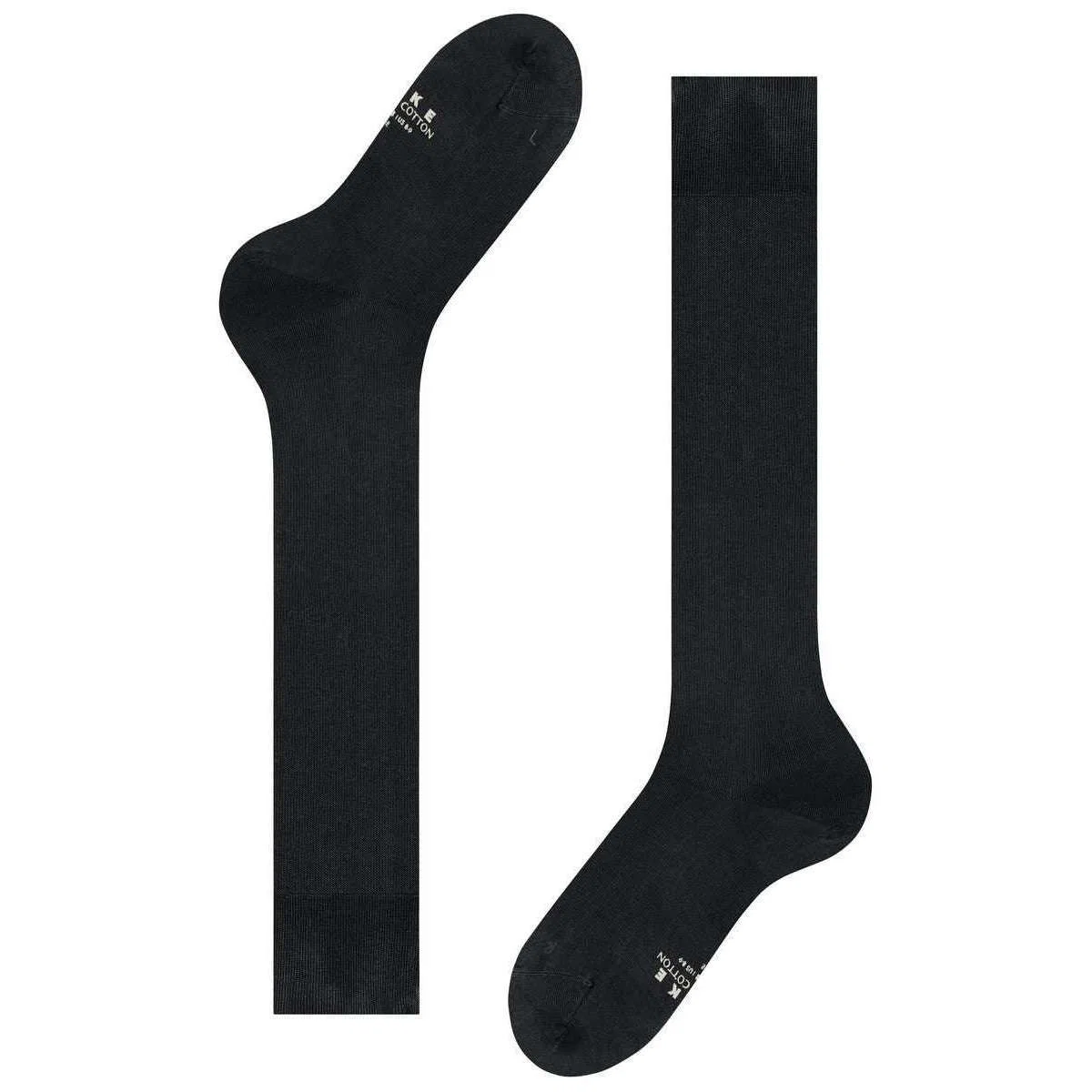 Falke Energizing Cotton Knee High Socks - Black - Image 5