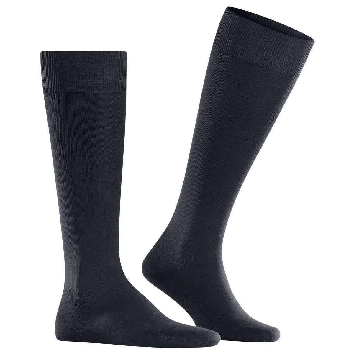 Falke Energizing Cotton Knee High Socks - Dark Navy - Image 2