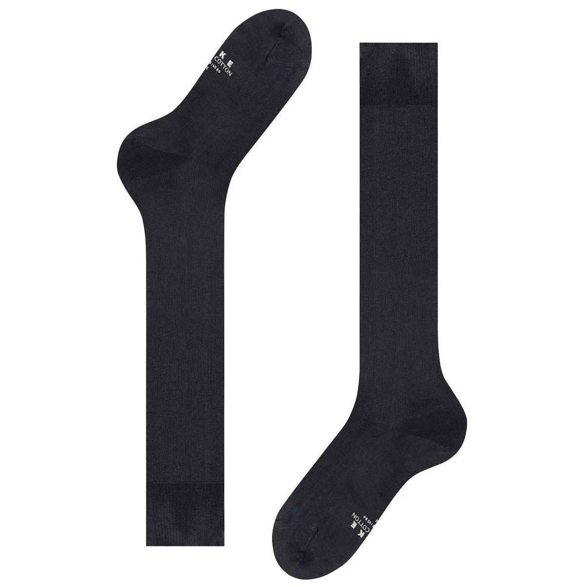 Falke Energizing Cotton Knee High Socks - Dark Navy - Image 5