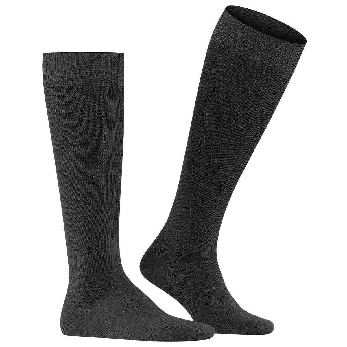 Falke Energizing Wool Knee High Socks - Anthracite Mel Grey - Image 2