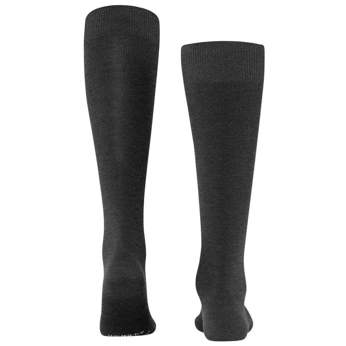 Falke Energizing Wool Knee High Socks - Anthracite Mel Grey - Image 3