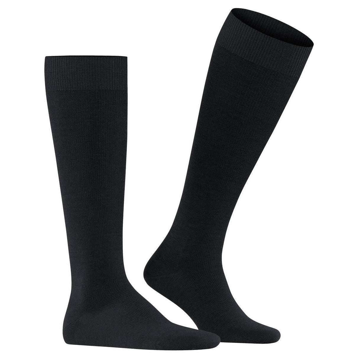 Falke Energizing Wool Knee High Socks - Black - Image 2