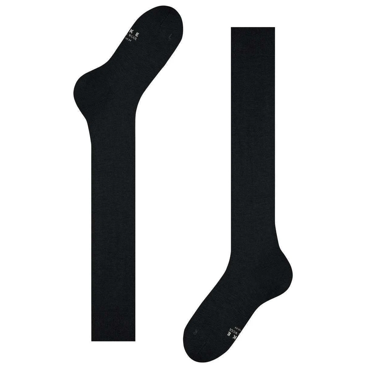 Falke Energizing Wool Knee High Socks - Black - Image 5