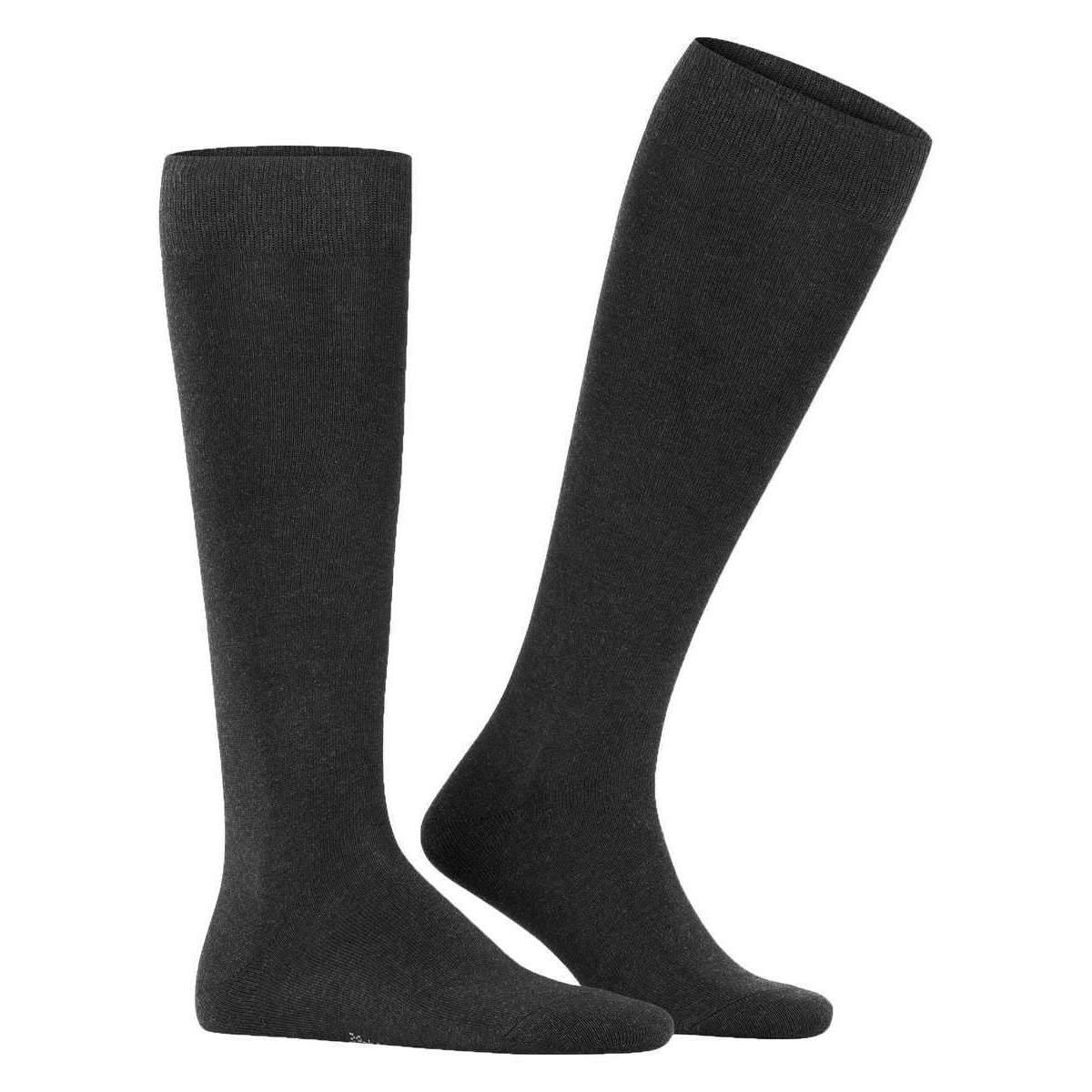 Falke Family Knee High Socks - Anthra Mel Grey - Image 2