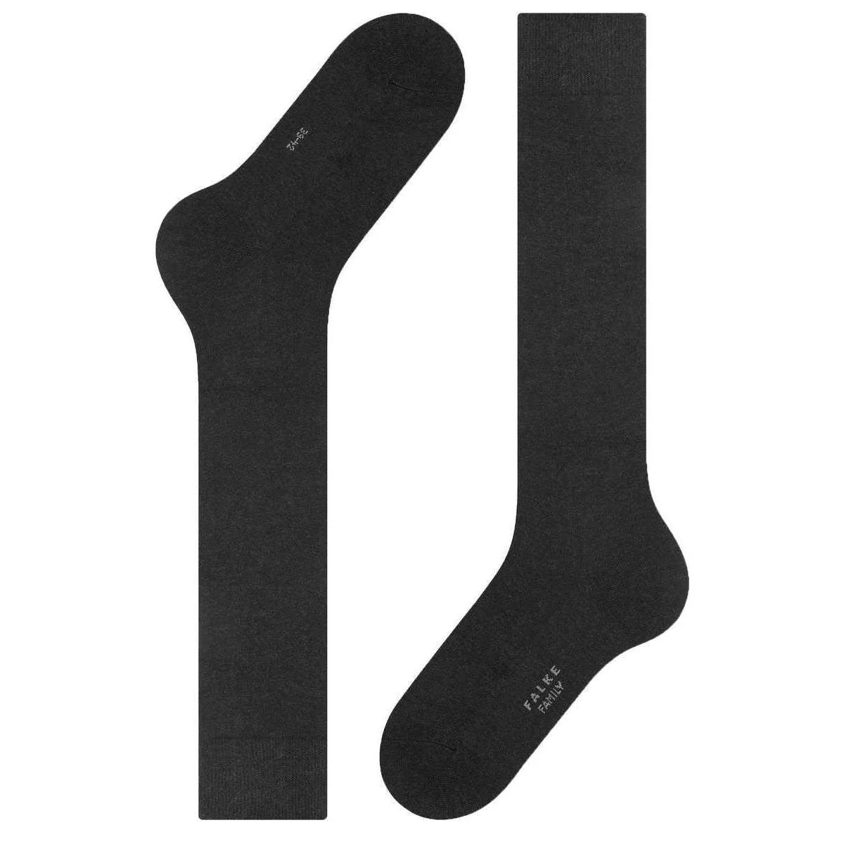 Falke Family Knee High Socks - Anthra Mel Grey - Image 5