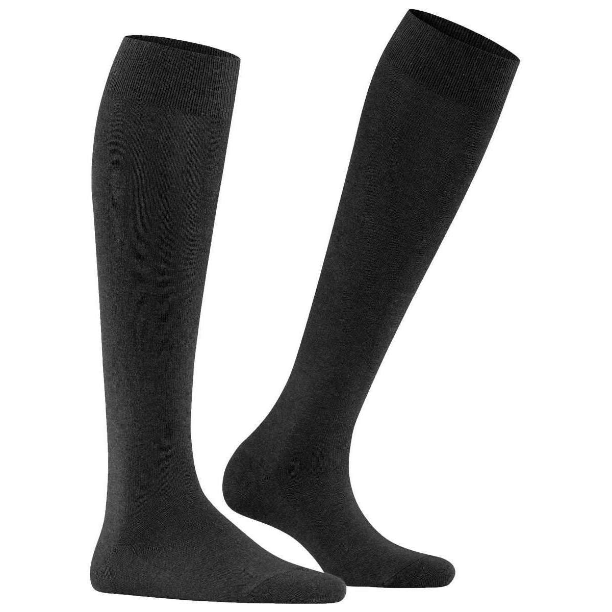 Falke Family Knee High Socks - Anthra Mel Grey - Image 2