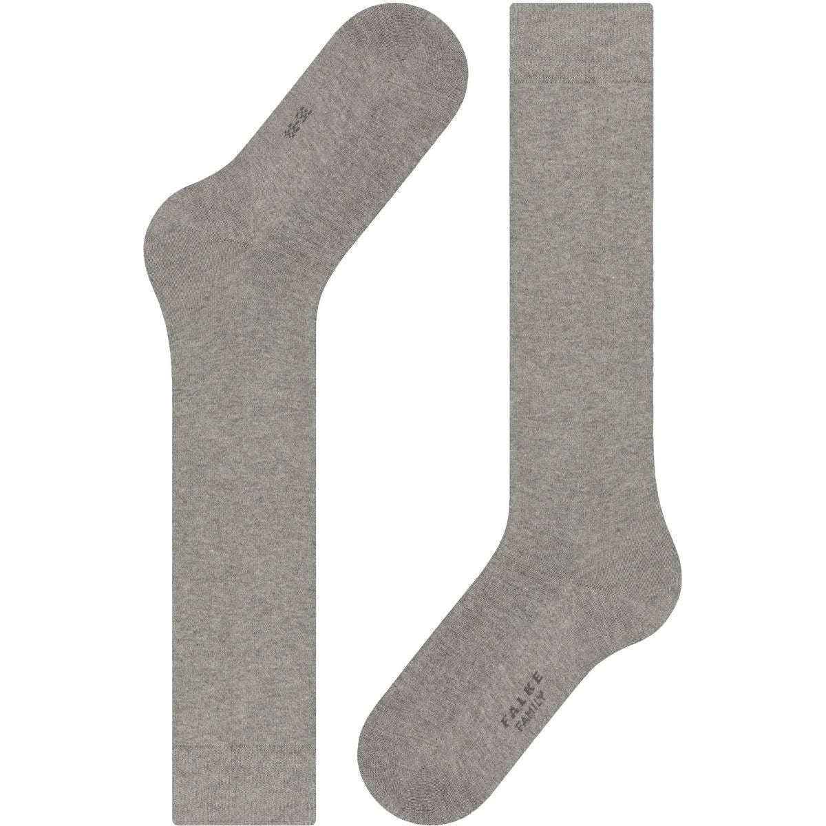 Falke Family Knee High Socks - Grey Mix - Image 4