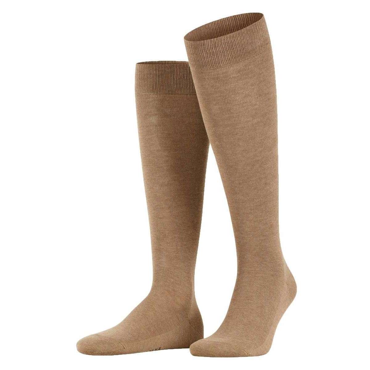 Falke Family Knee High Socks - Nutmeg Mel Beige