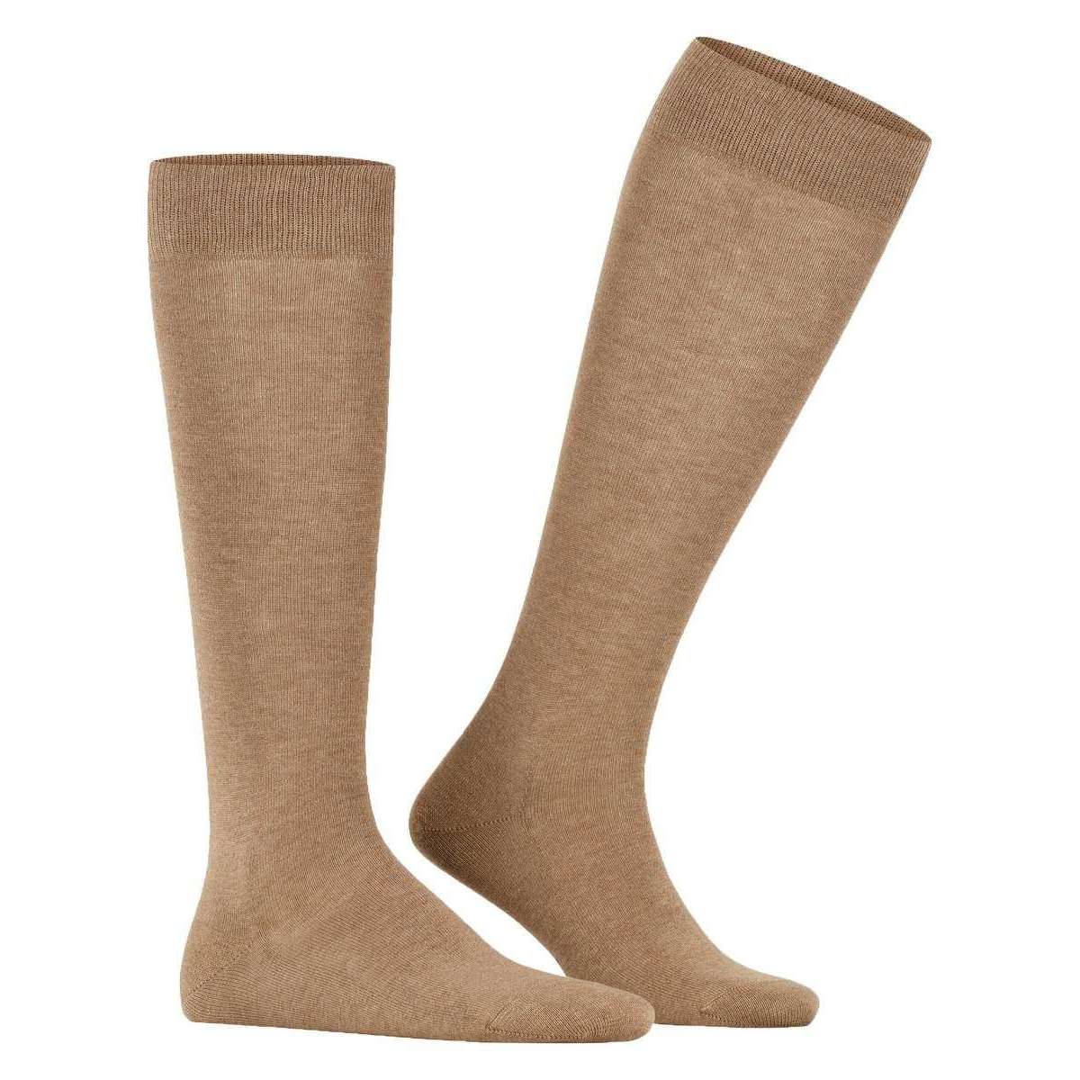 Falke Family Knee High Socks - Nutmeg Mel Beige - Image 2
