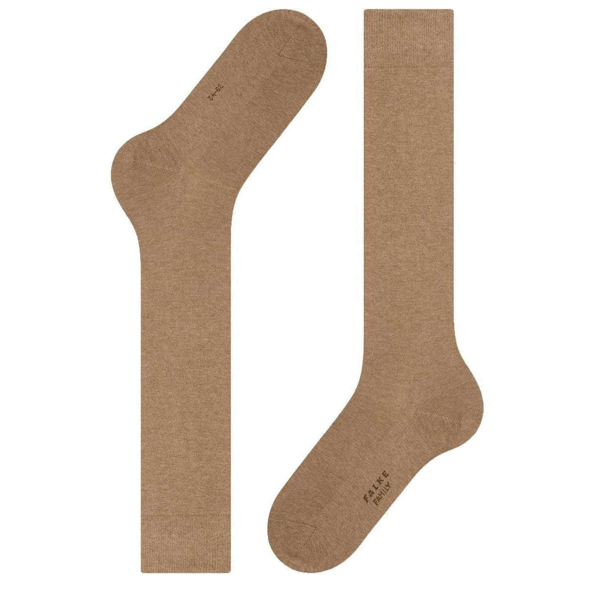 Falke Family Knee High Socks - Nutmeg Mel Beige - Image 4