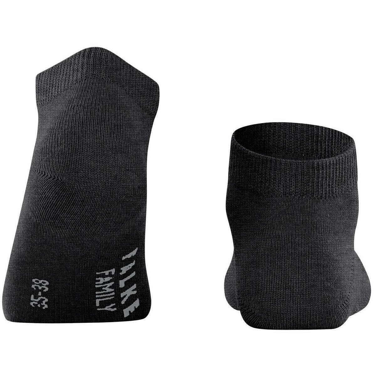 Falke Family Sneaker Socks - Anthra Mel Grey - Image 3