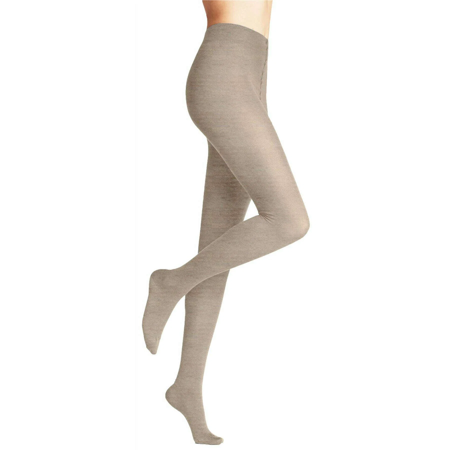 Falke Family Tights - Linen Mel - Image 2